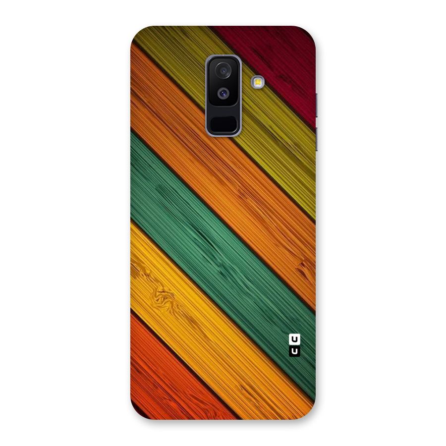 Stripes Classic Design Back Case for Galaxy A6 Plus