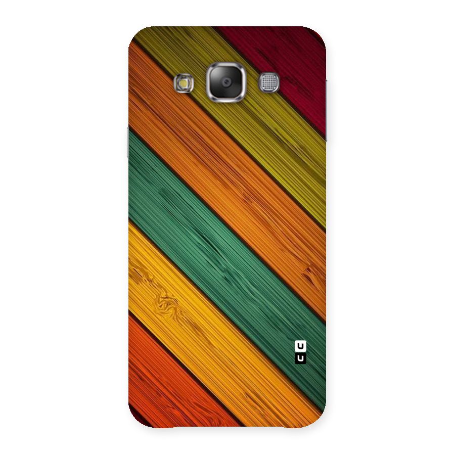Stripes Classic Design Back Case for Galaxy E7