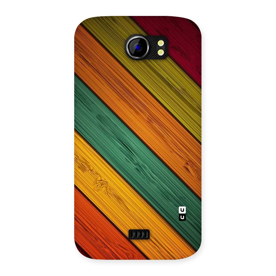 Stripes Classic Design Back Case for Micromax Canvas 2 A110