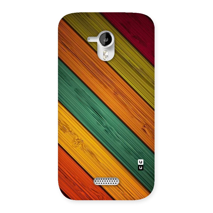 Stripes Classic Design Back Case for Micromax Canvas HD A116