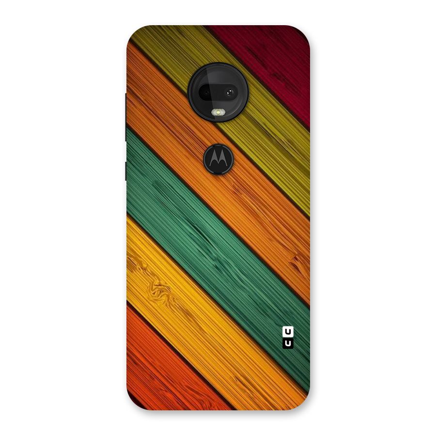Stripes Classic Design Back Case for Moto G7