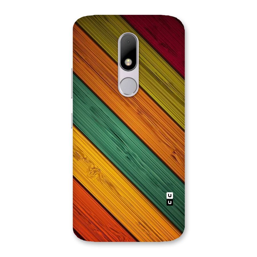 Stripes Classic Design Back Case for Moto M