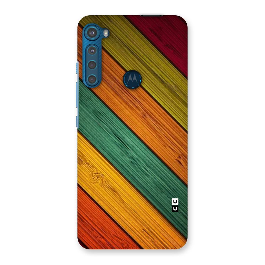Stripes Classic Design Back Case for Motorola One Fusion Plus