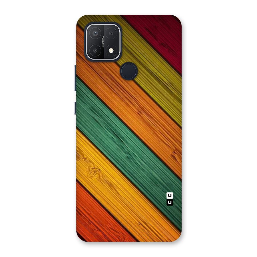 Stripes Classic Design Back Case for Oppo A15s
