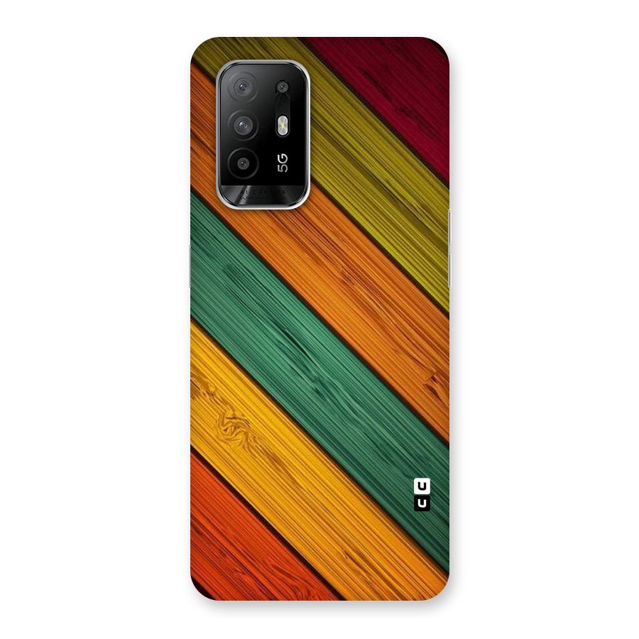Stripes Classic Design Back Case for Oppo F19 Pro Plus 5G