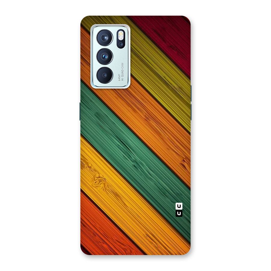 Stripes Classic Design Back Case for Oppo Reno6 Pro 5G