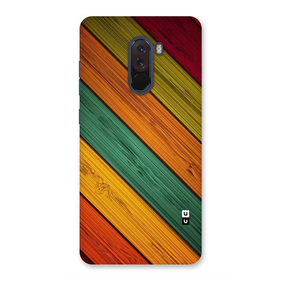 Stripes Classic Design Back Case for Poco F1