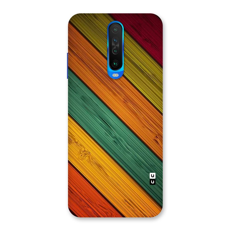 Stripes Classic Design Back Case for Poco X2