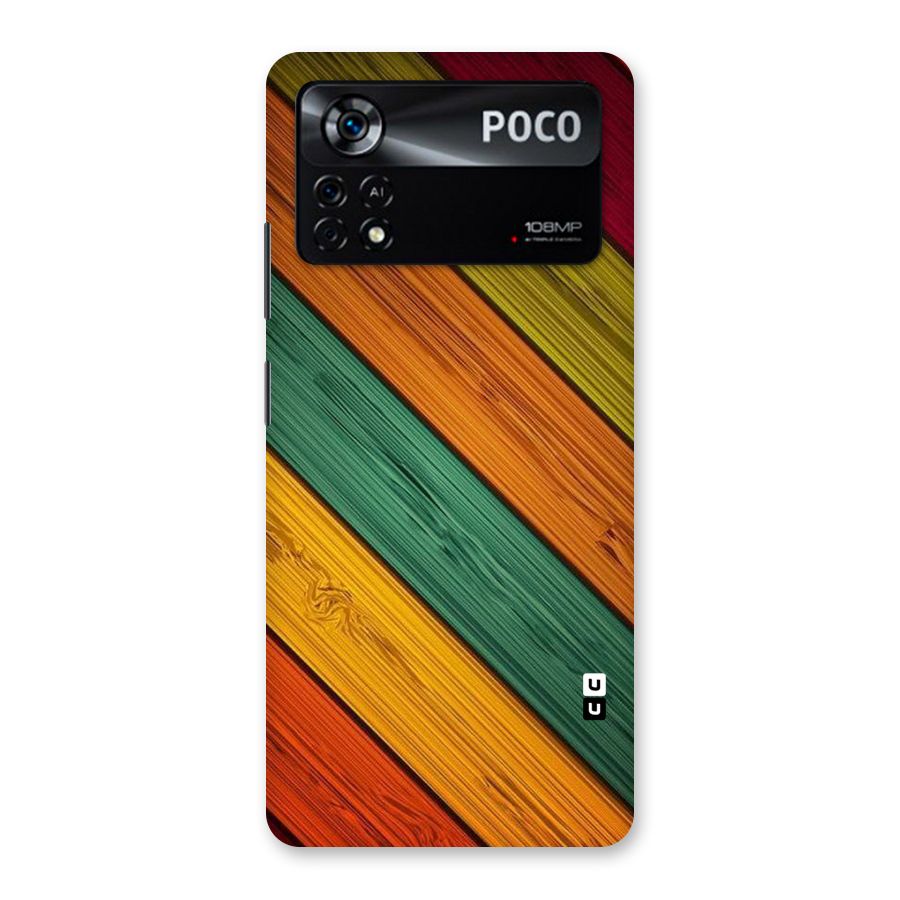 Stripes Classic Design Back Case for Poco X4 Pro 5G