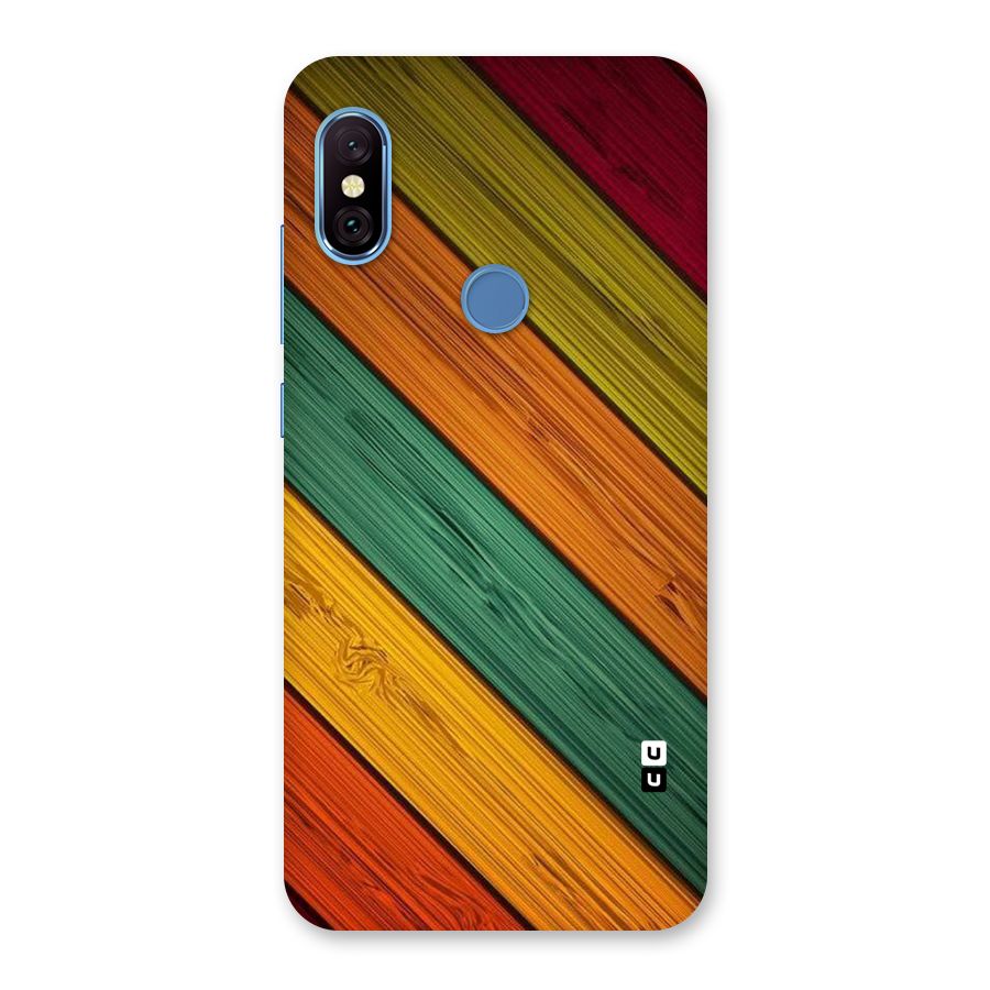 Stripes Classic Design Back Case for Redmi Note 6 Pro
