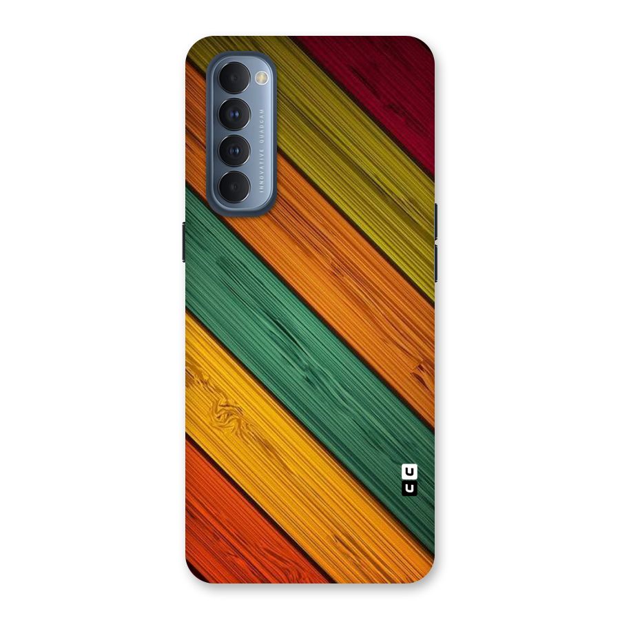 Stripes Classic Design Back Case for Reno4 Pro