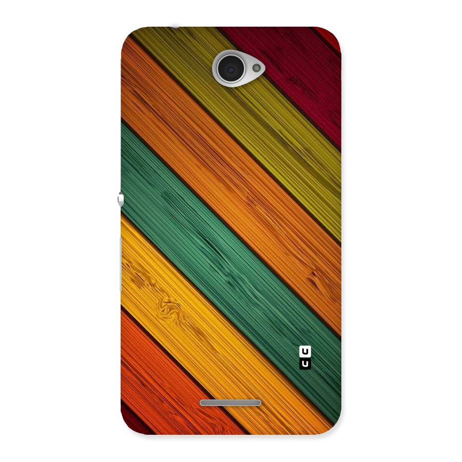 Stripes Classic Design Back Case for Sony Xperia E4