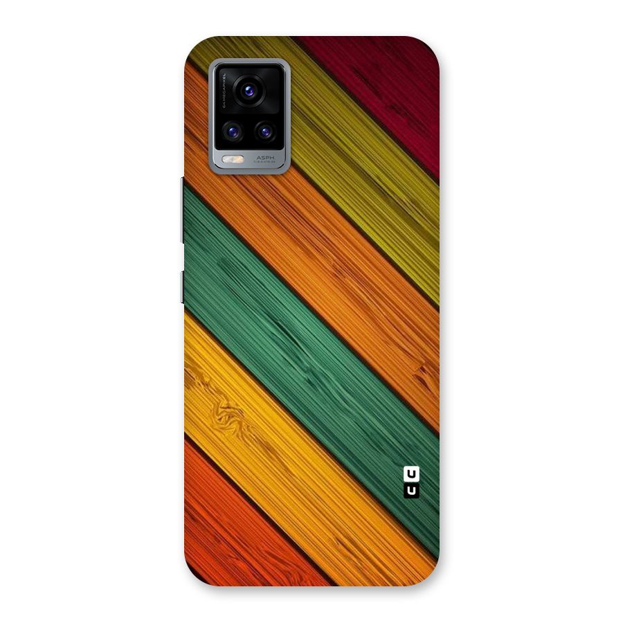Stripes Classic Design Back Case for Vivo V20