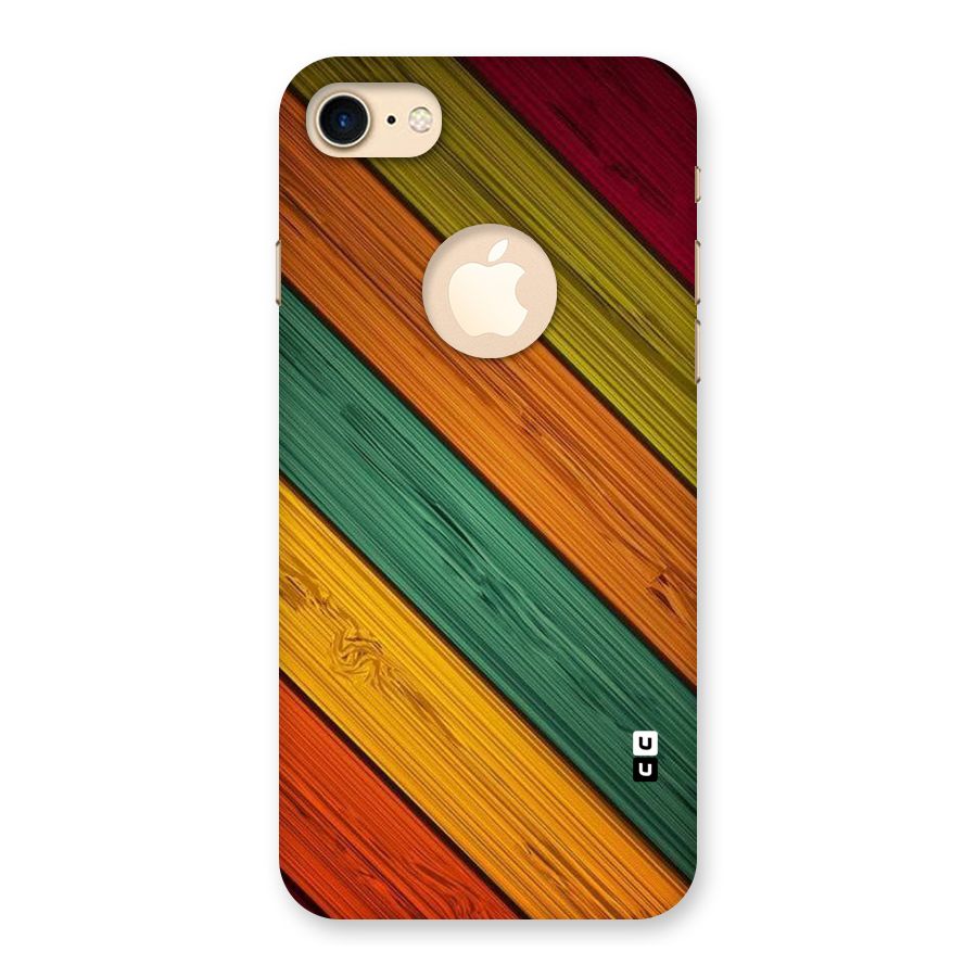 Stripes Classic Design Back Case for iPhone 7 Logo Cut
