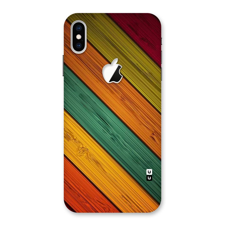 Stripes Classic Design Back Case for iPhone XS Max Apple Cut