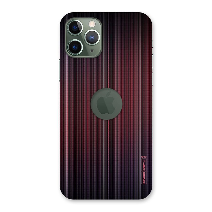 Stripes Gradiant Back Case for iPhone 11 Pro Logo  Cut