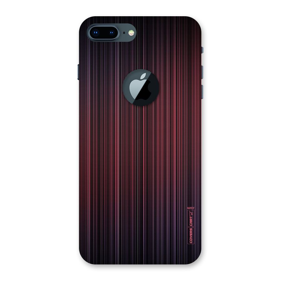 Stripes Gradiant Back Case for iPhone 7 Plus Logo Cut