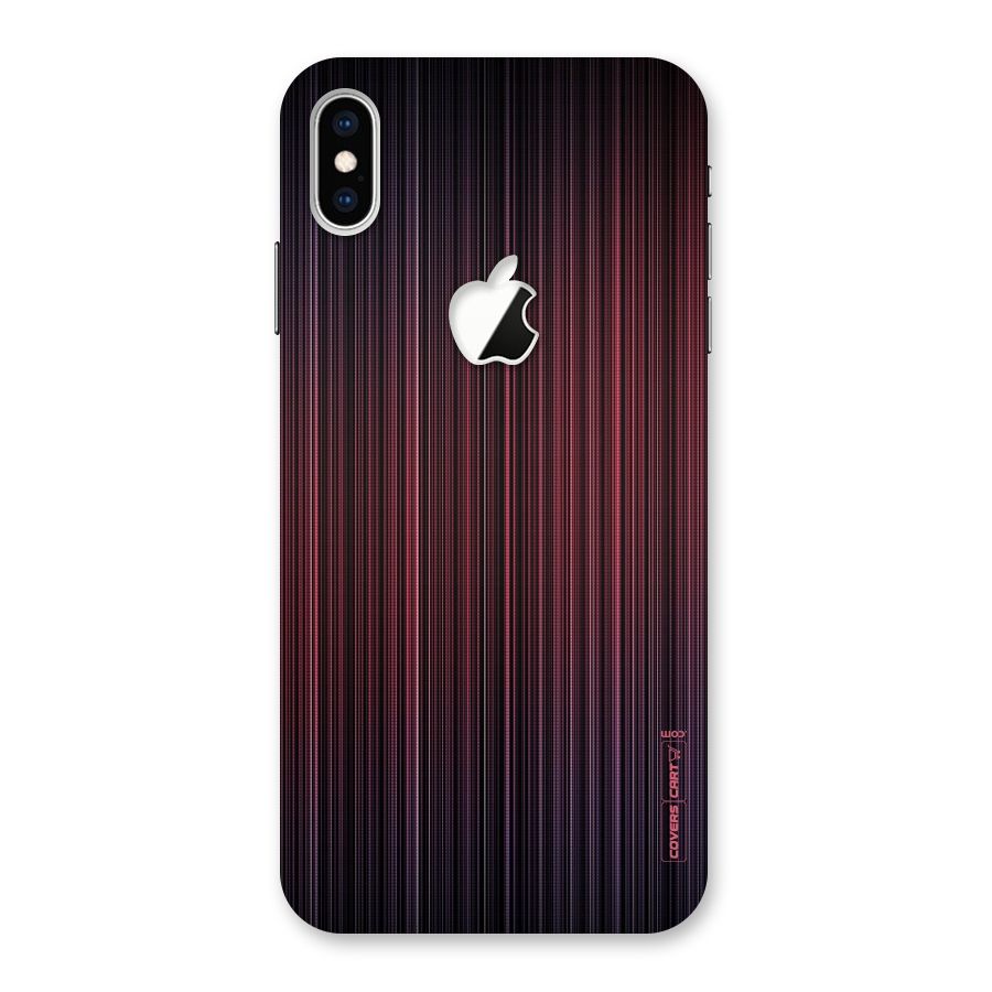 Stripes Gradiant Back Case for iPhone XS Max Apple Cut