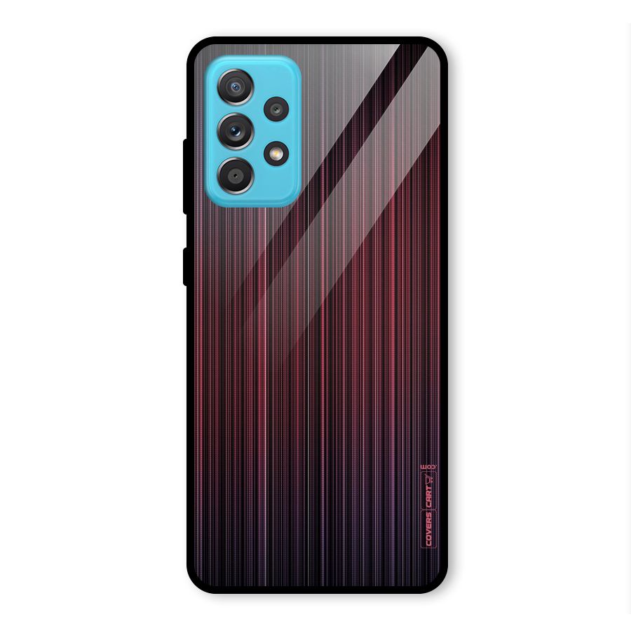 Stripes Gradiant Glass Back Case for Galaxy A52