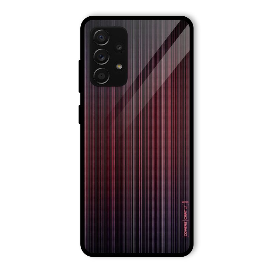 Stripes Gradiant Glass Back Case for Galaxy A53 5G