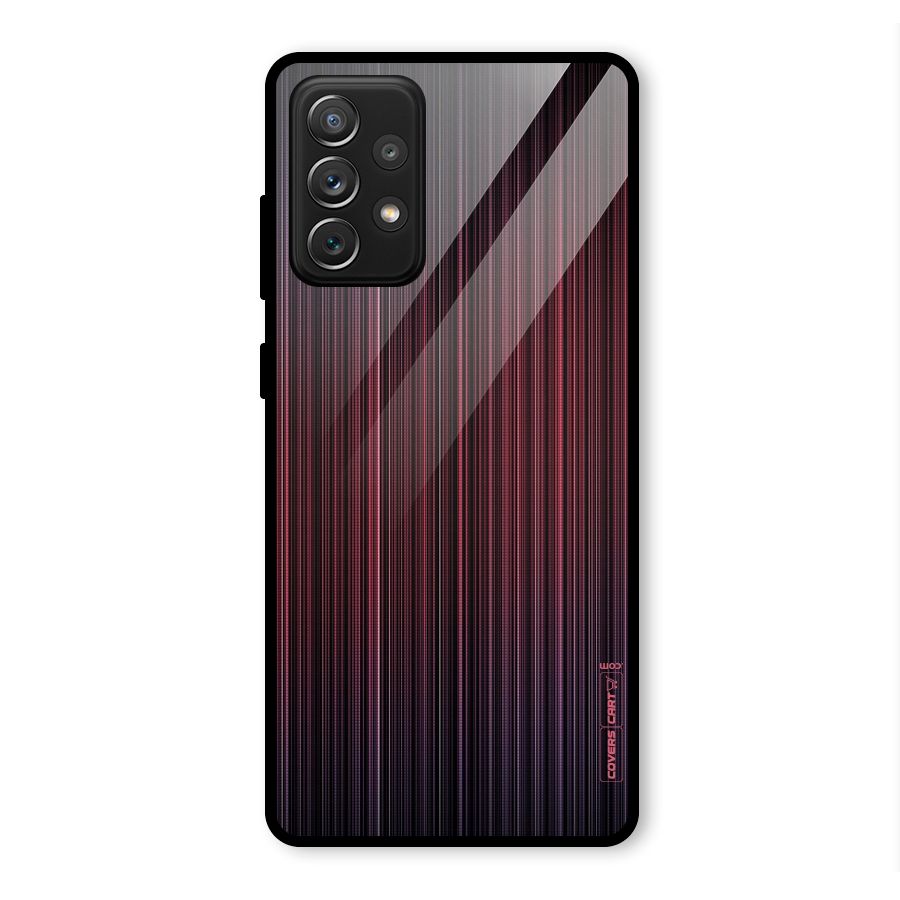 Stripes Gradiant Glass Back Case for Galaxy A72