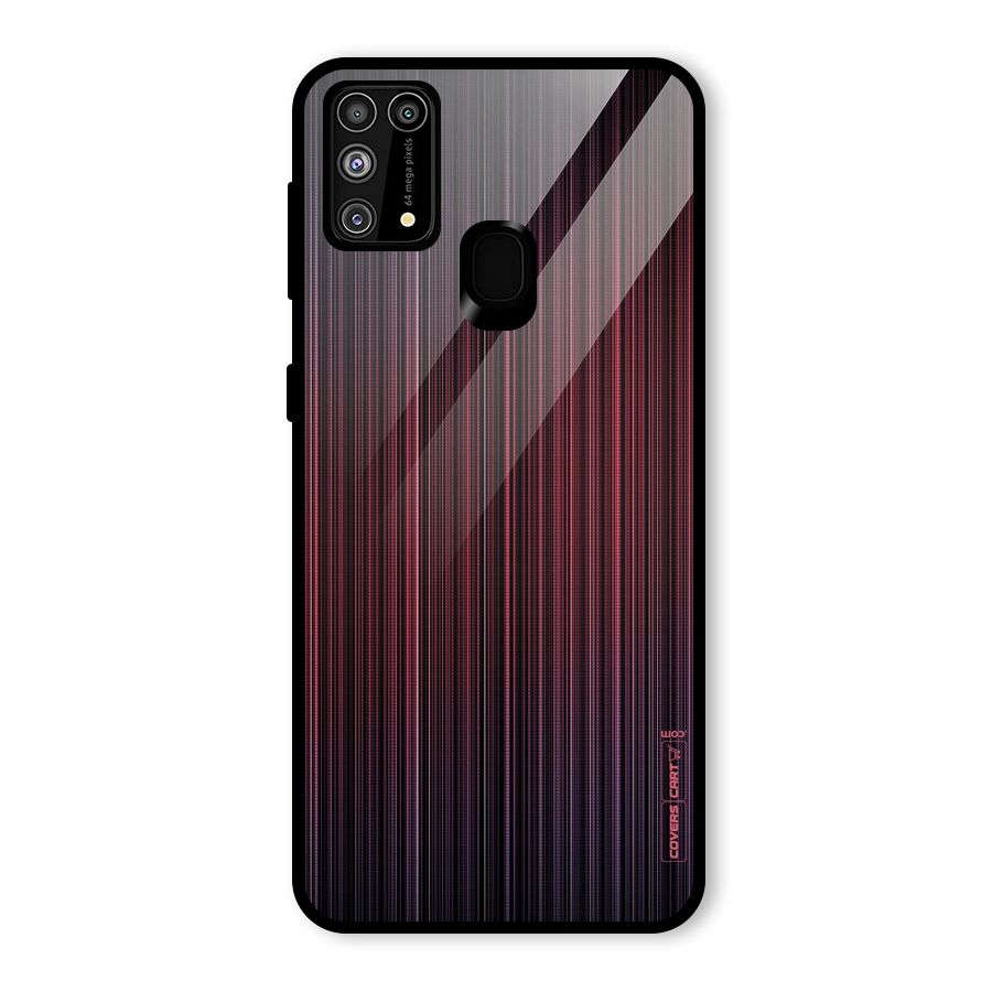 Stripes Gradiant Glass Back Case for Galaxy F41