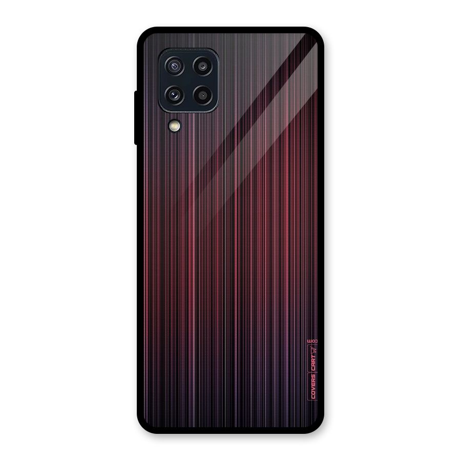 Stripes Gradiant Glass Back Case for Galaxy M32
