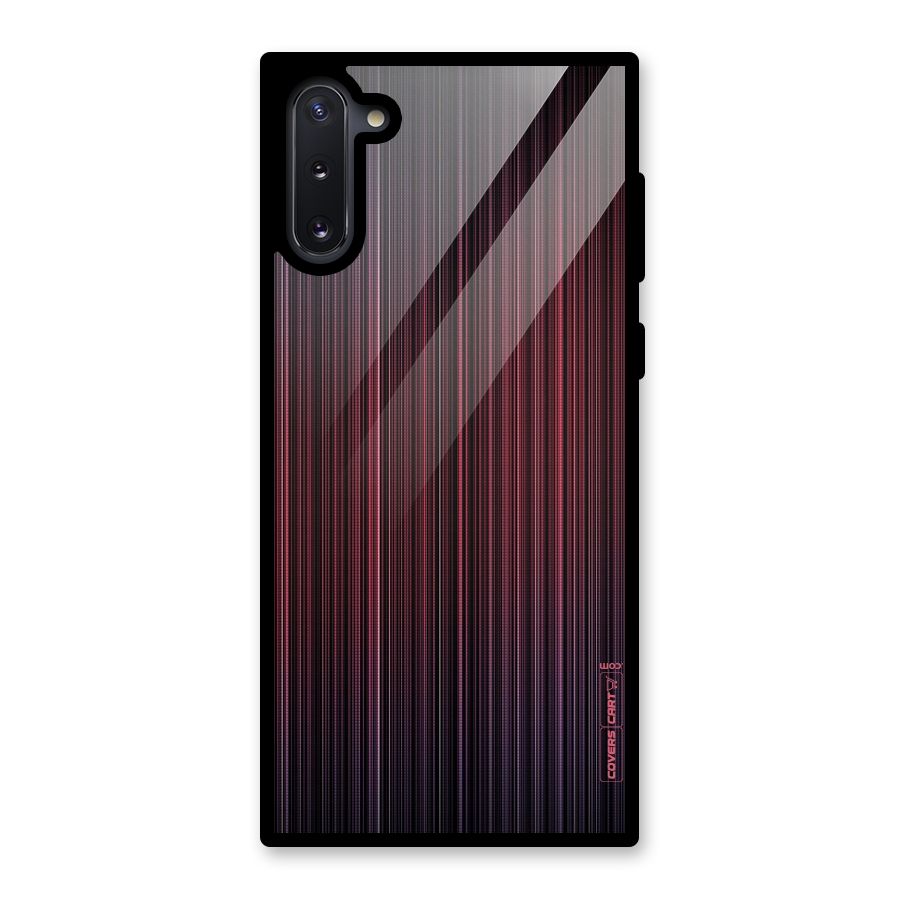 Stripes Gradiant Glass Back Case for Galaxy Note 10