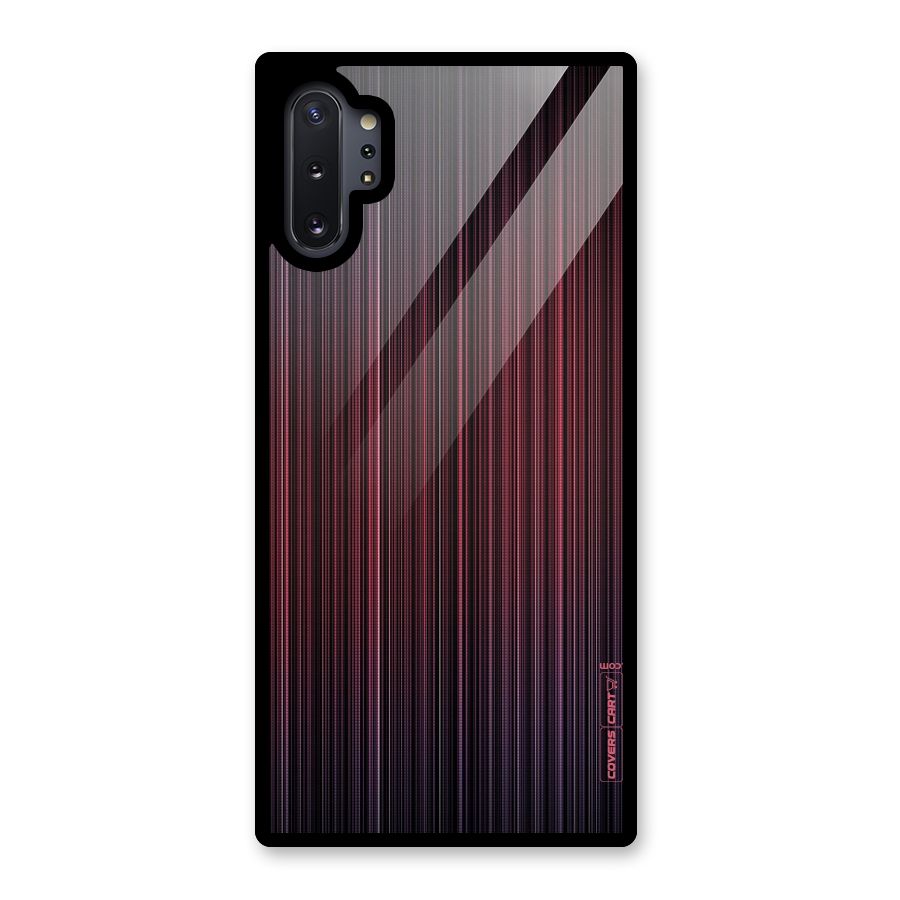 Stripes Gradiant Glass Back Case for Galaxy Note 10 Plus