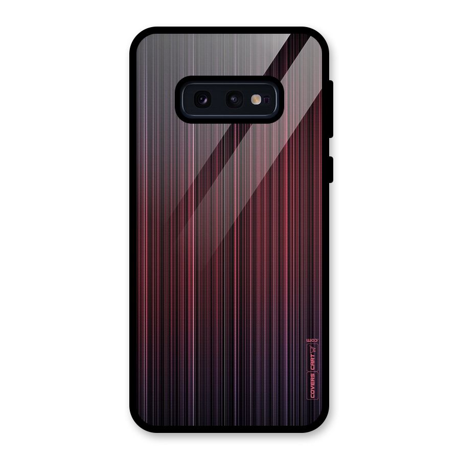 Stripes Gradiant Glass Back Case for Galaxy S10e