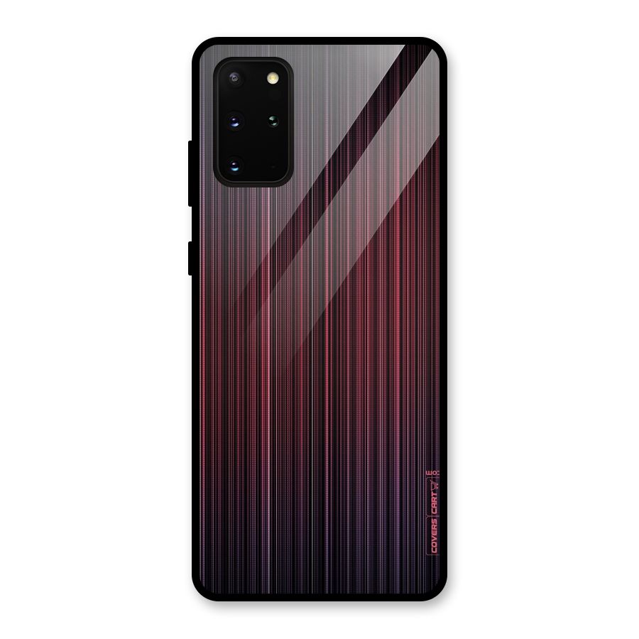 Stripes Gradiant Glass Back Case for Galaxy S20 Plus