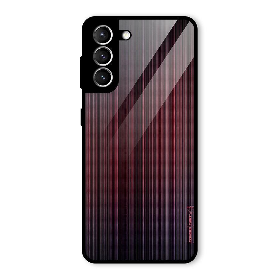 Stripes Gradiant Glass Back Case for Galaxy S21 5G