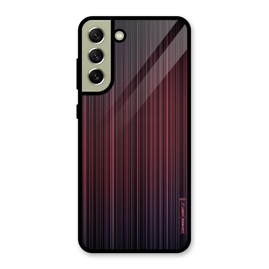 Stripes Gradiant Glass Back Case for Galaxy S21 FE 5G