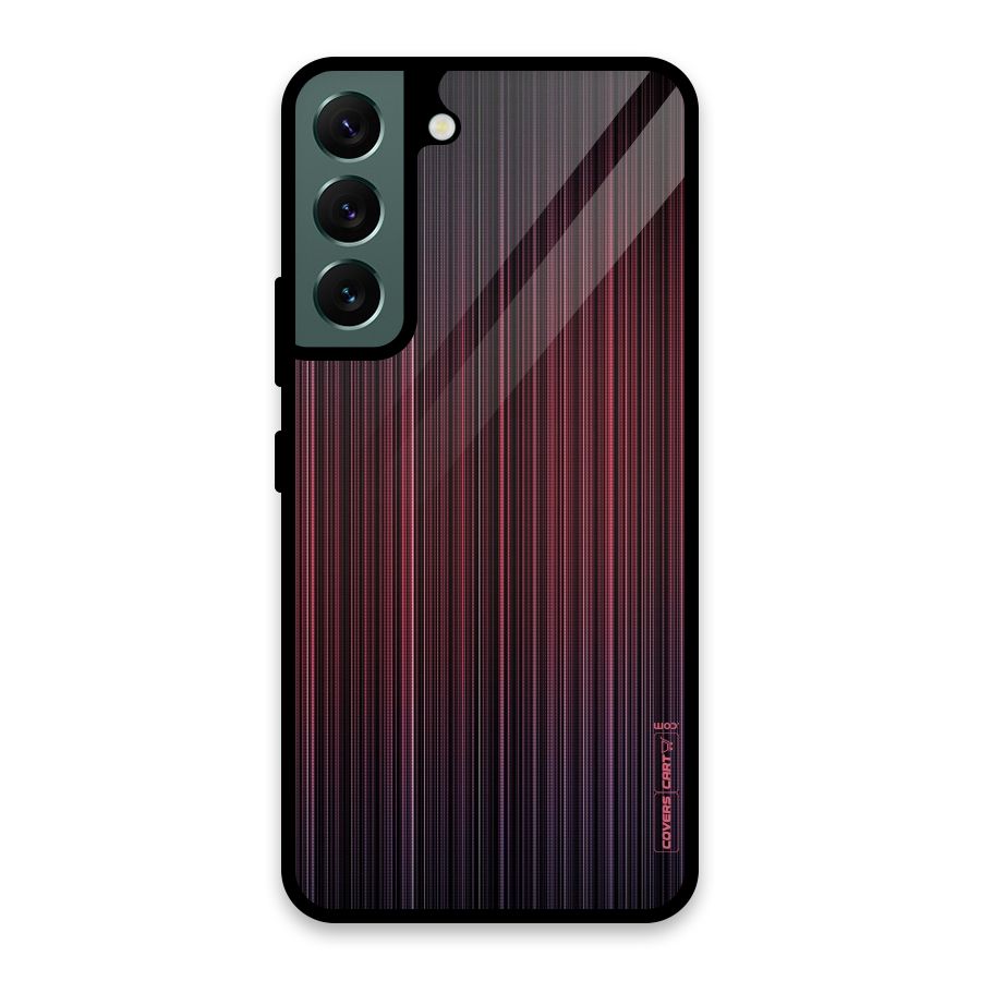 Stripes Gradiant Glass Back Case for Galaxy S22 5G