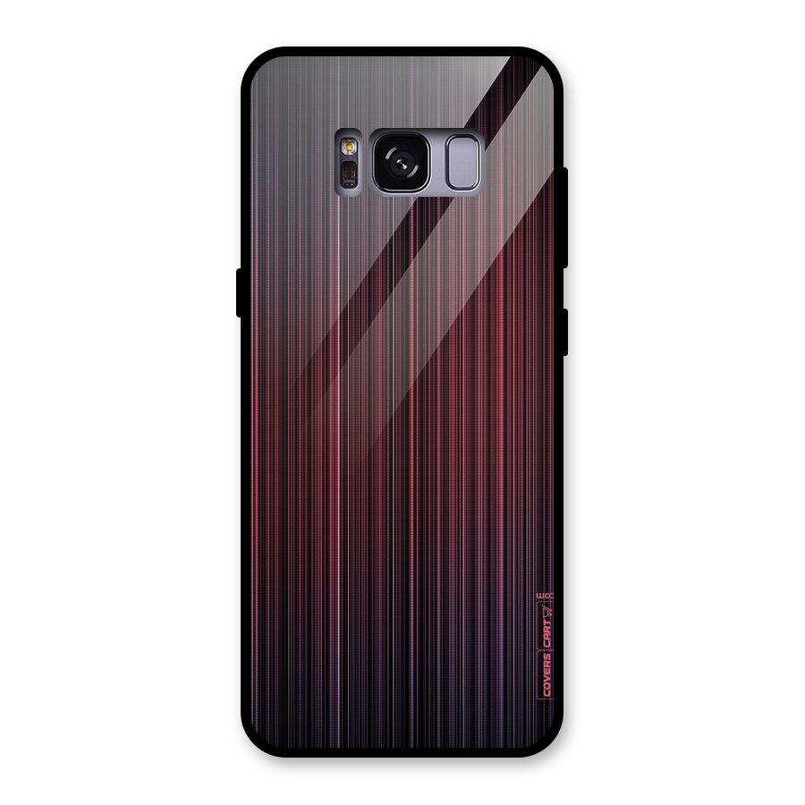 Stripes Gradiant Glass Back Case for Galaxy S8
