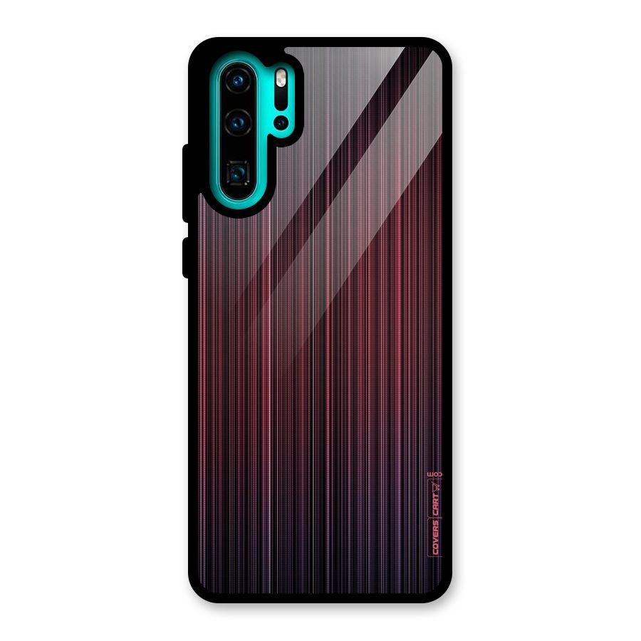Stripes Gradiant Glass Back Case for Huawei P30 Pro
