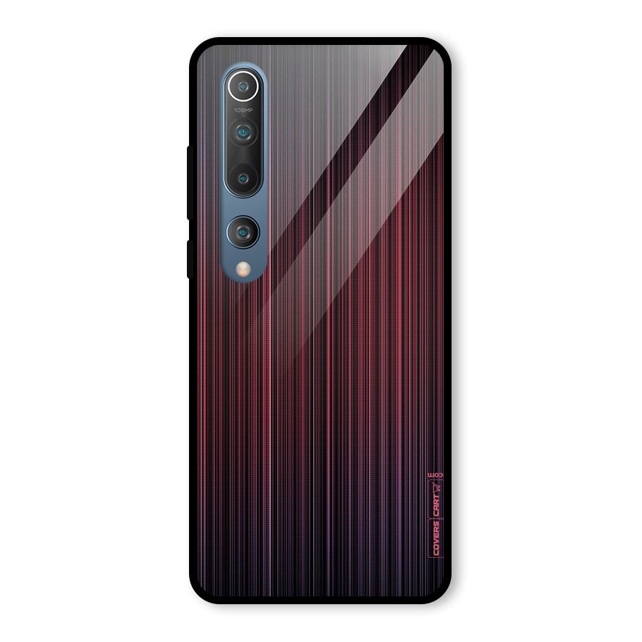 Stripes Gradiant Glass Back Case for Mi 10