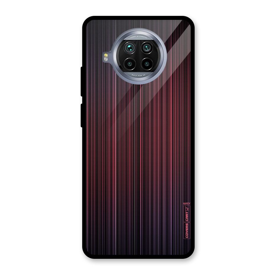 Stripes Gradiant Glass Back Case for Mi 10i
