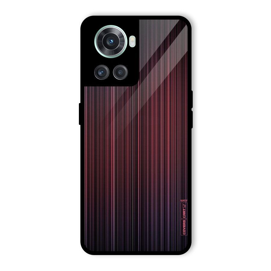 Stripes Gradiant Glass Back Case for OnePlus 10R