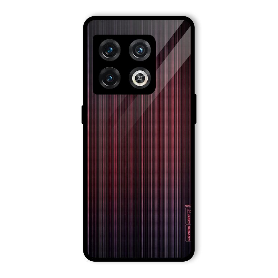 Stripes Gradiant Glass Back Case for OnePlus 10 Pro 5G