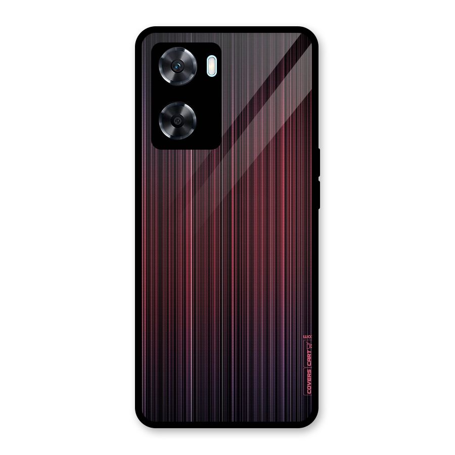 Stripes Gradiant Glass Back Case for Oppo A77