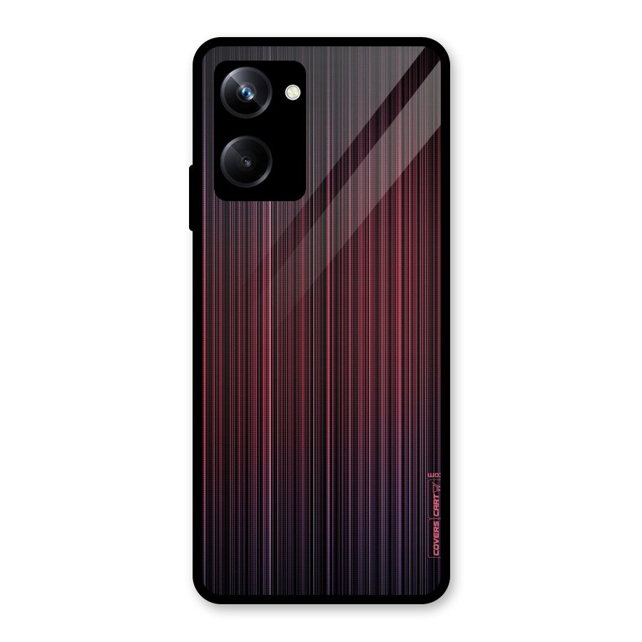 Stripes Gradiant Glass Back Case for Realme 10 Pro