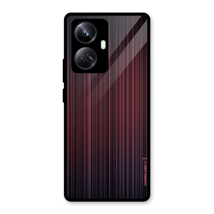 Stripes Gradiant Glass Back Case for Realme 10 Pro Plus