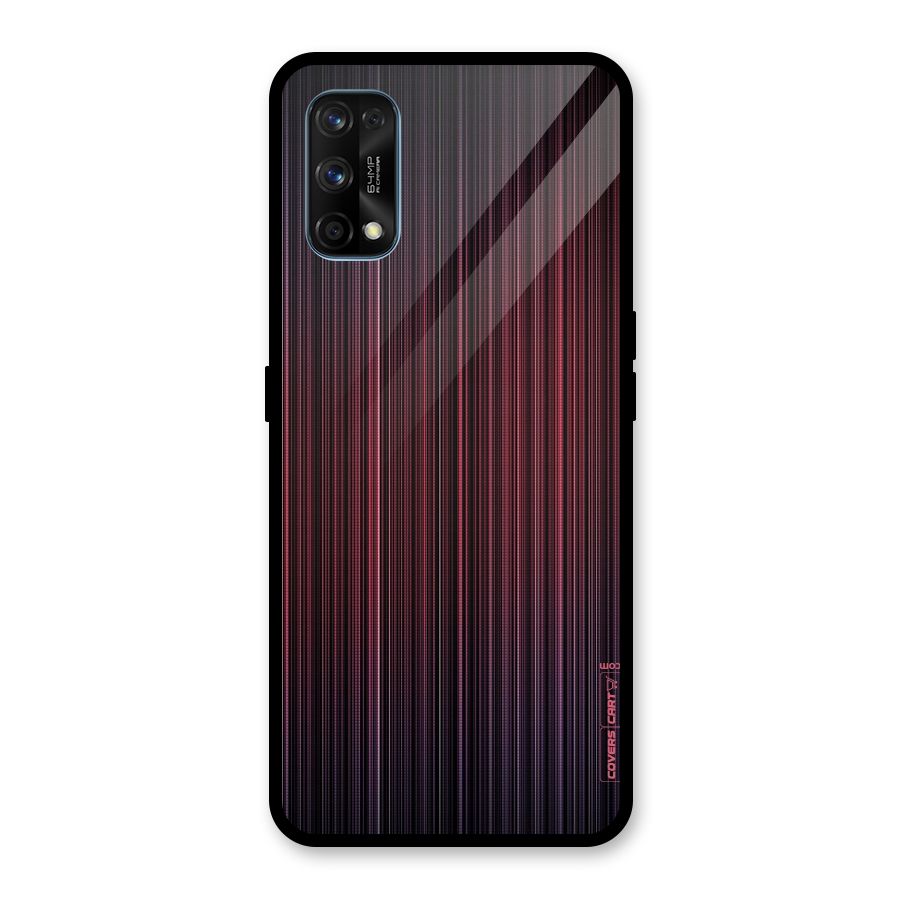 Stripes Gradiant Glass Back Case for Realme 7 Pro