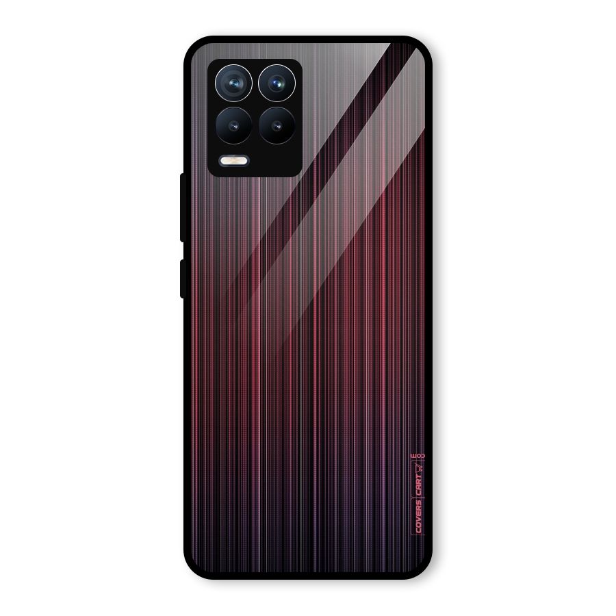 Stripes Gradiant Glass Back Case for Realme 8
