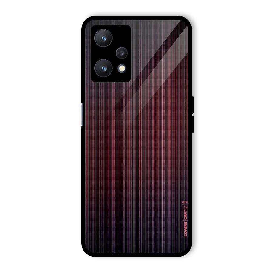 Stripes Gradiant Glass Back Case for Realme 9 Pro 5G