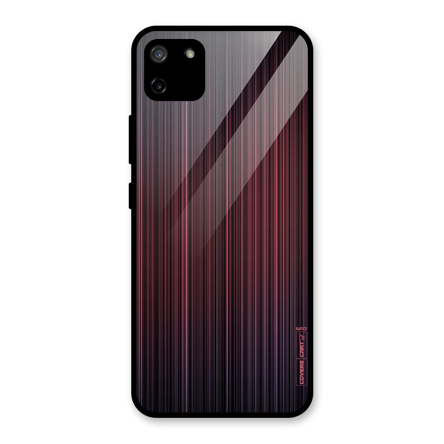 Stripes Gradiant Glass Back Case for Realme C11