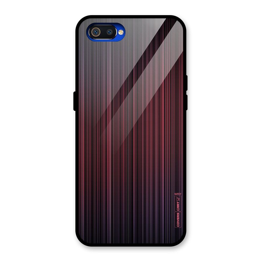 Stripes Gradiant Glass Back Case for Realme C2