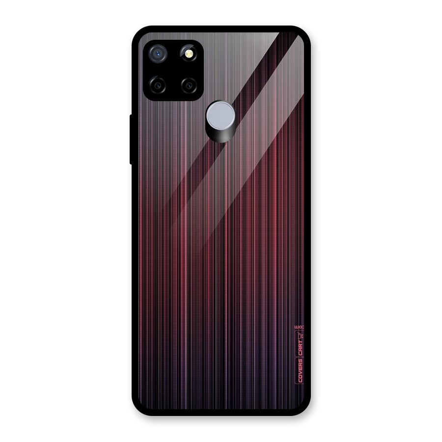 Stripes Gradiant Glass Back Case for Realme Narzo 20