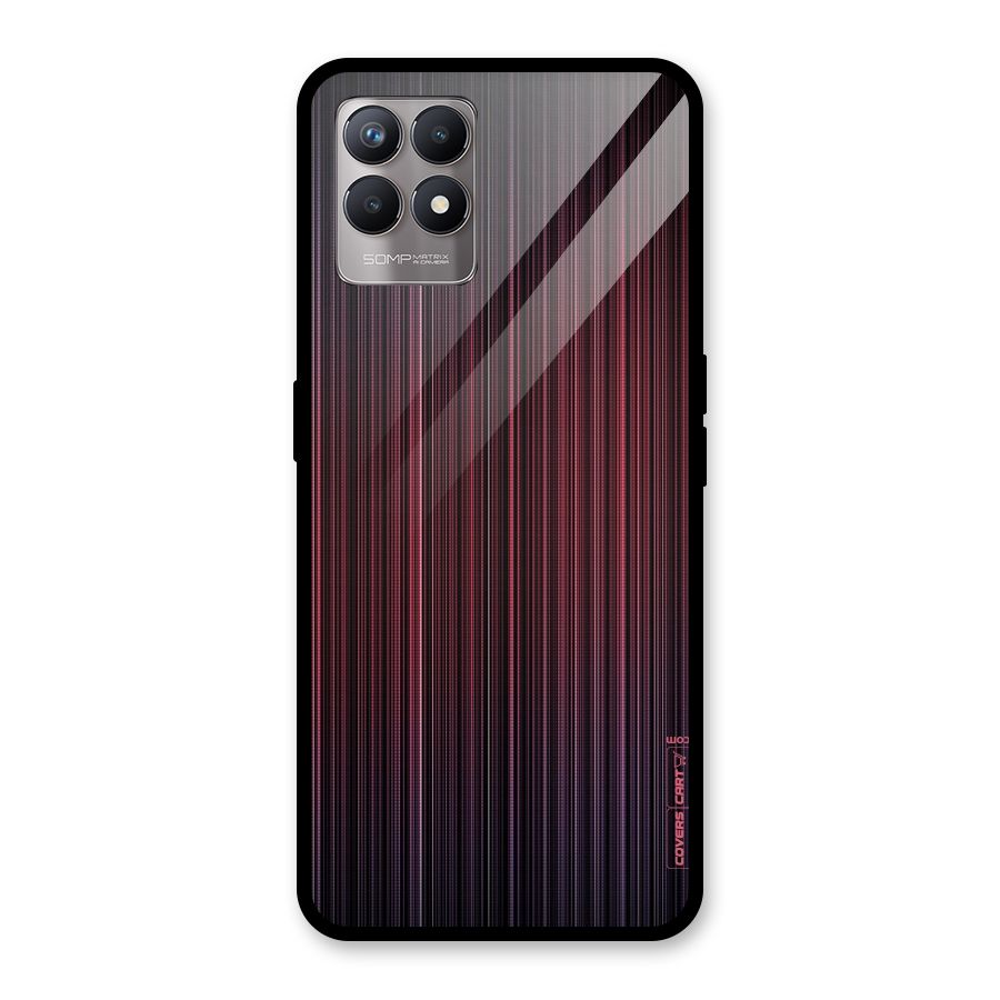Stripes Gradiant Glass Back Case for Realme Narzo 50
